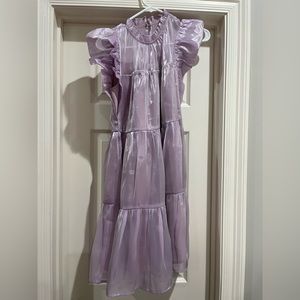 Violet dress with shimmer
